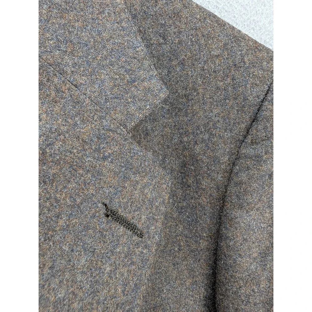 Vintage Stonehaven Pure Wool Herringbone Tweed Sport Coat Jacket Mens 42R Formal